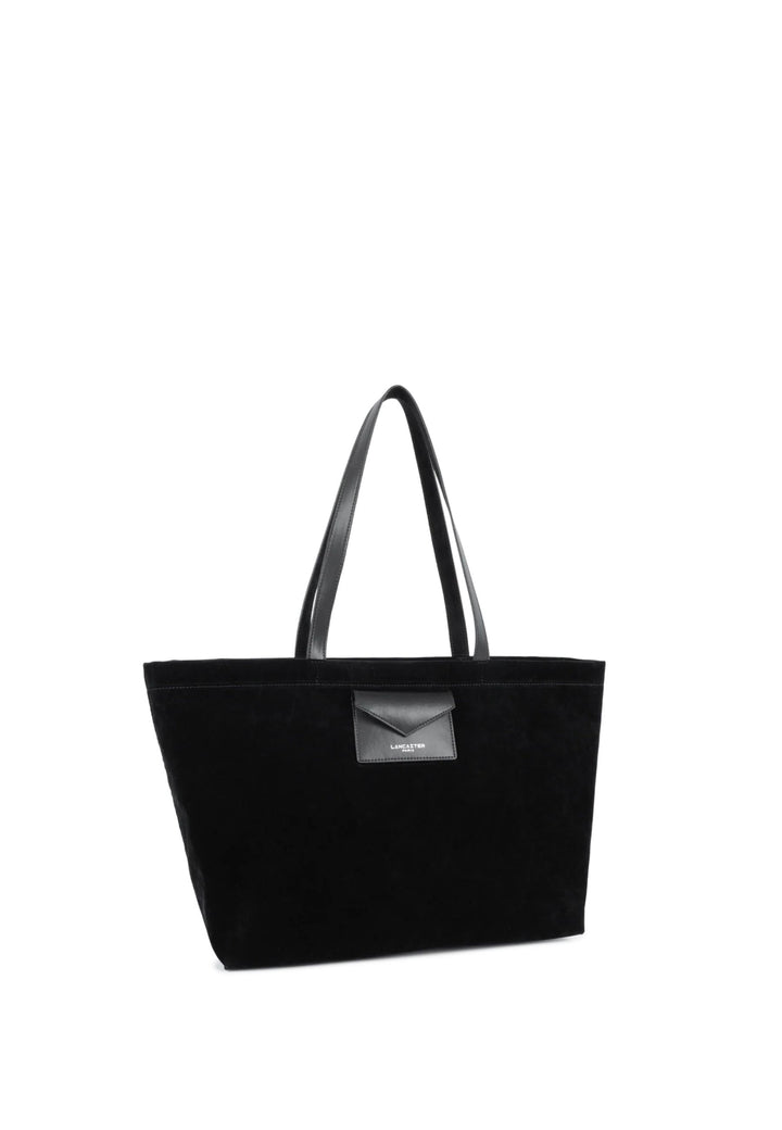 Lancaster Borsa Shopper spalla Con zip L Suédine KBA Nero
