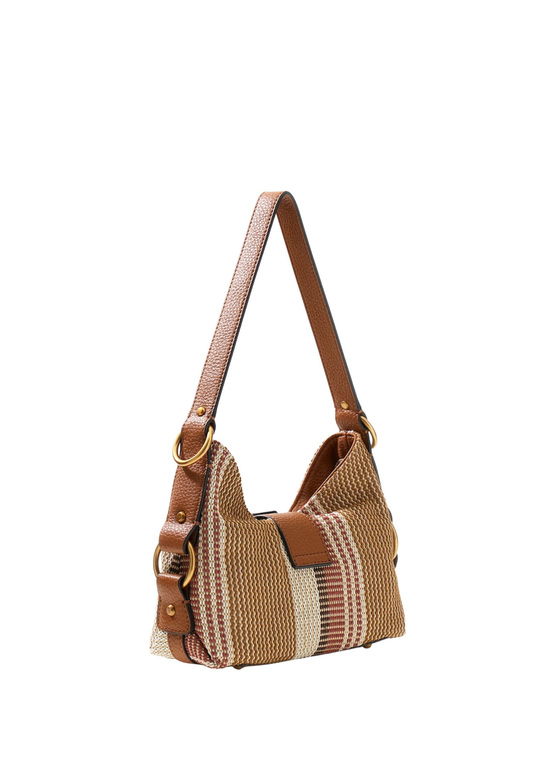 Guess Skuldertaske Camden Shoulder Bag Cognac Multi AB930872