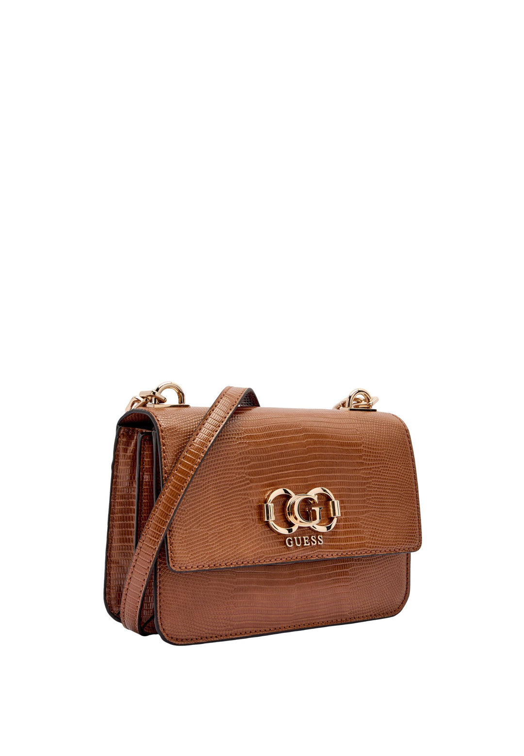 Guess Borsa a tracolla Anadela 3 Comp Satch Cognac