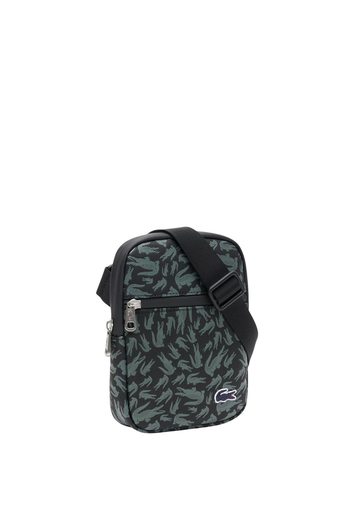 Lacoste Kleng Täsch Lcst Här NH5087TX Camo Croc Schwaarz