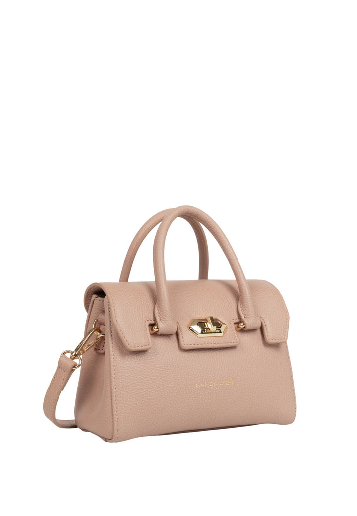 Lancaster Sac à main A rabat avec fermoir Mini Milano Cosmos Nude
