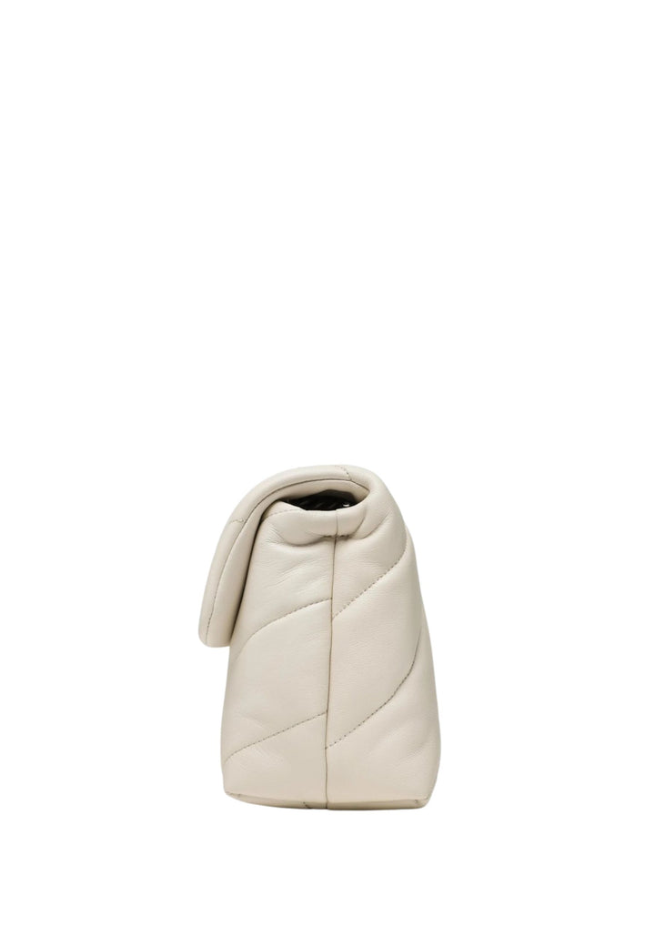 Pinko Handväskor Love Puff Classic Cl Sheep Nap Vit A0F2Z14O