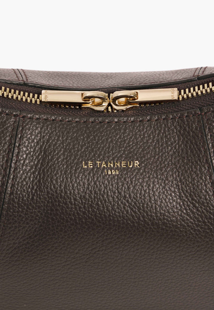 Le Tanneur Petit Sac hobo Juliette Marron Arabica