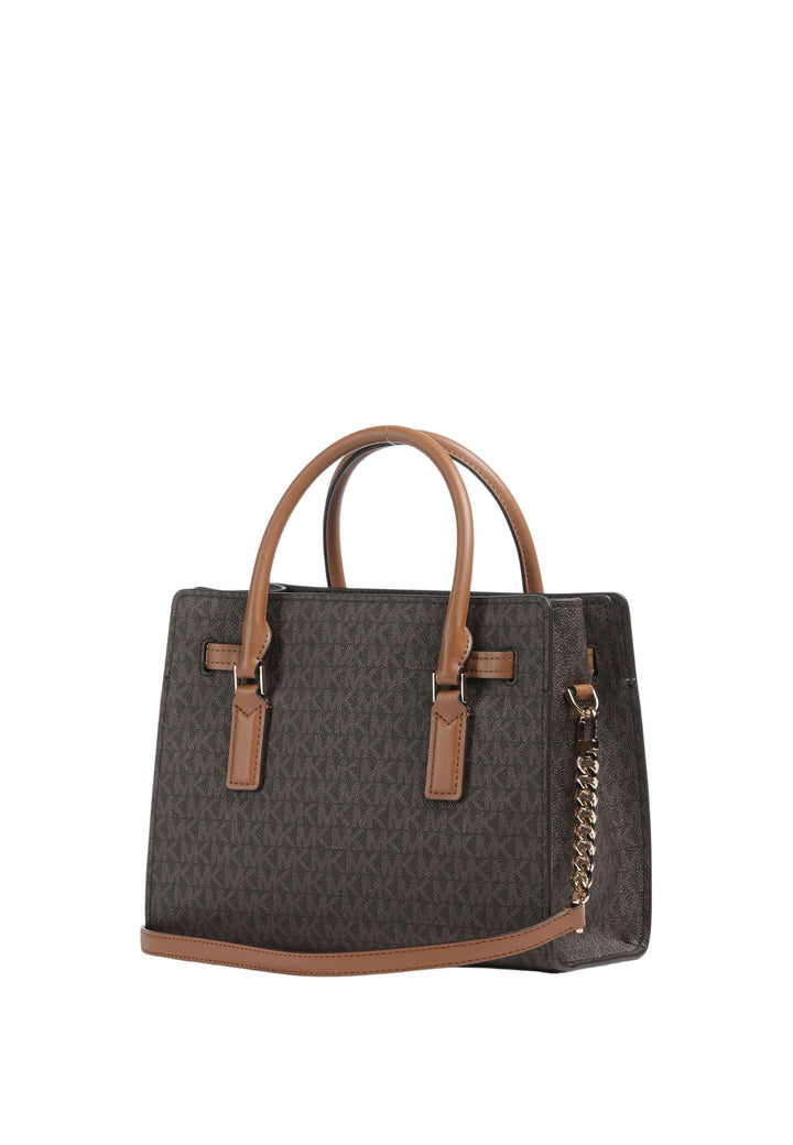 Michael Kors Hamilton handväska brun