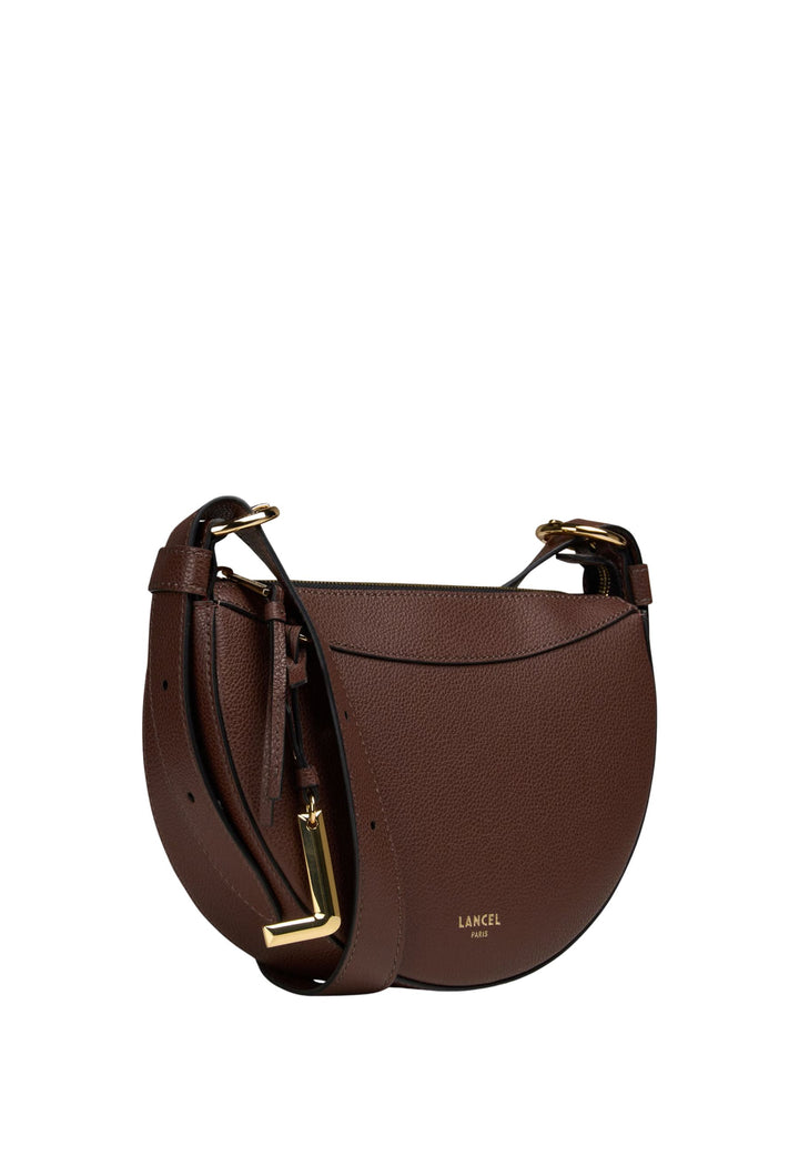 Lancel Faubourg Half-Moon Crossbody Bag Coconut