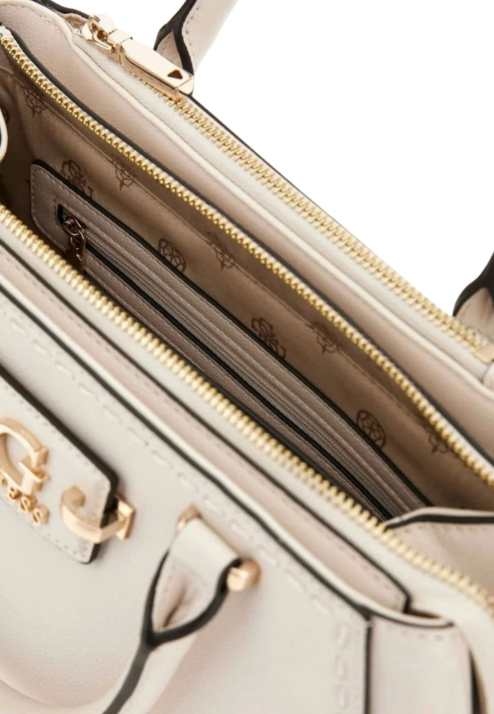 Guess Borsa a tracolla Anadela 3-Comp Bianco