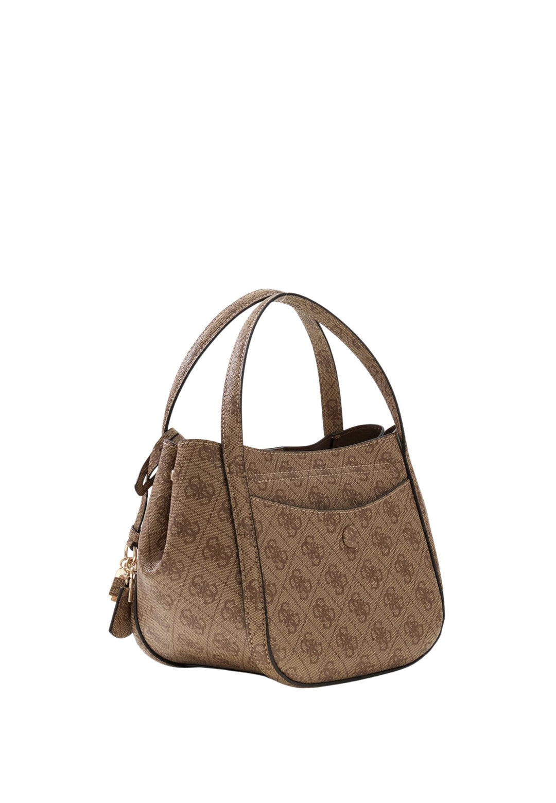 Guess Kabelka Coleen Petit Monogramme Latte Logo