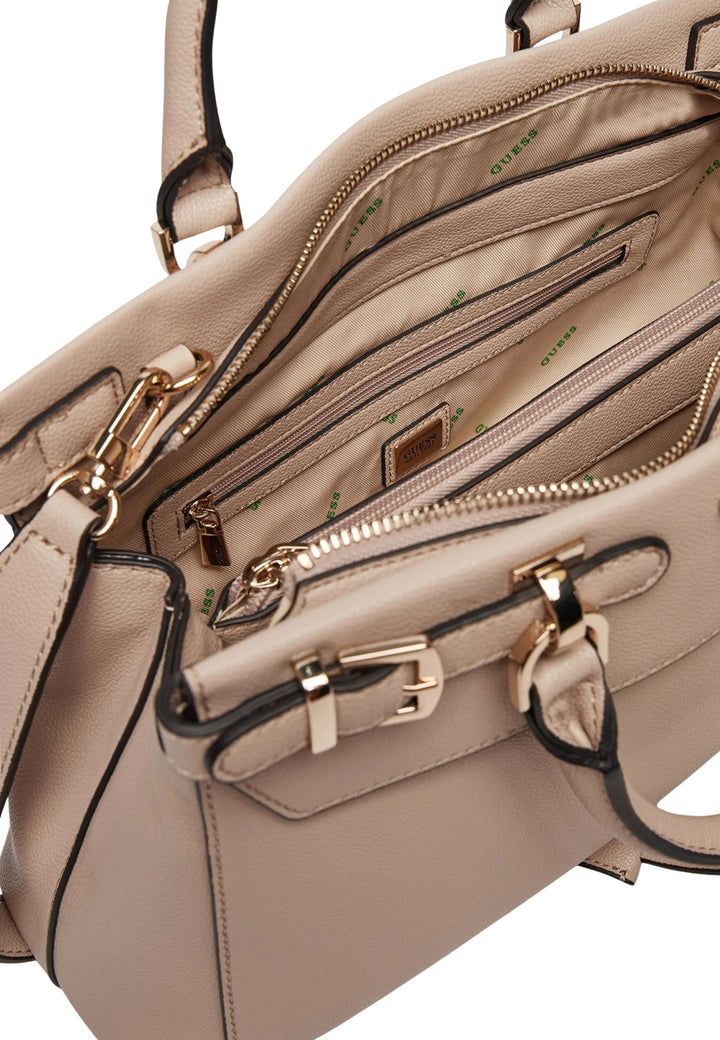 Borsa a tracolla Guess Eco Ali Luxury Satch Almond