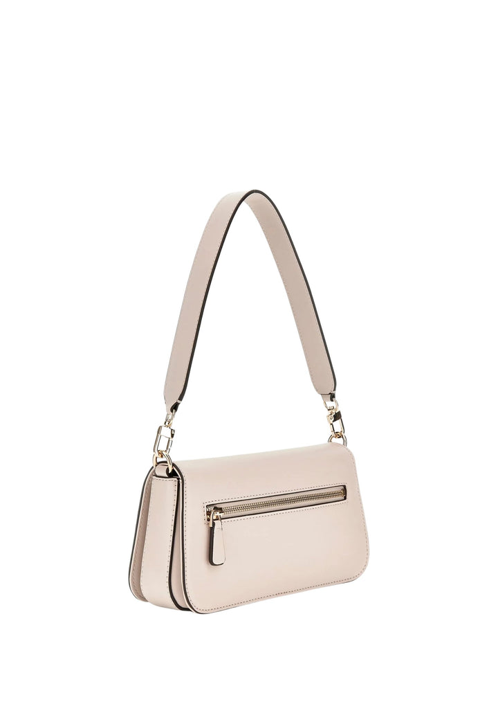 Guess Eco Mietta Sml Socie Crossbody Bag Stone