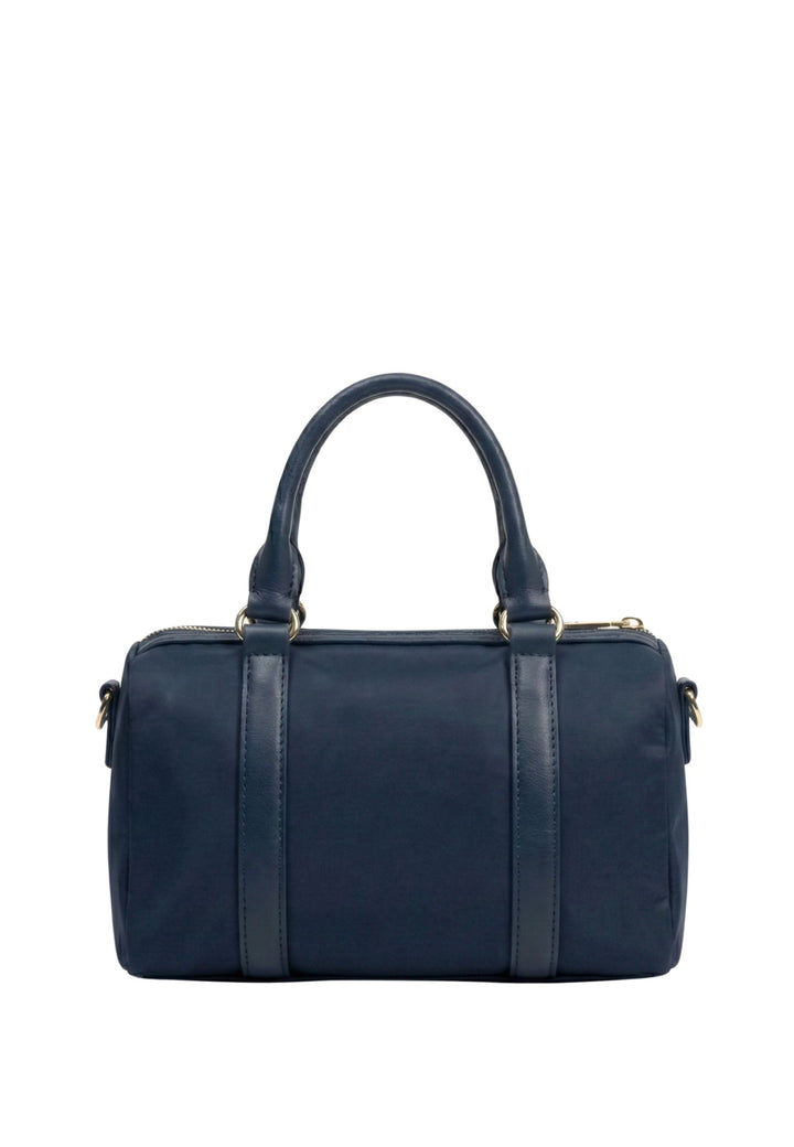 Lancaster Borsa a cilindro con zip S Basic Ana Blu Scuro