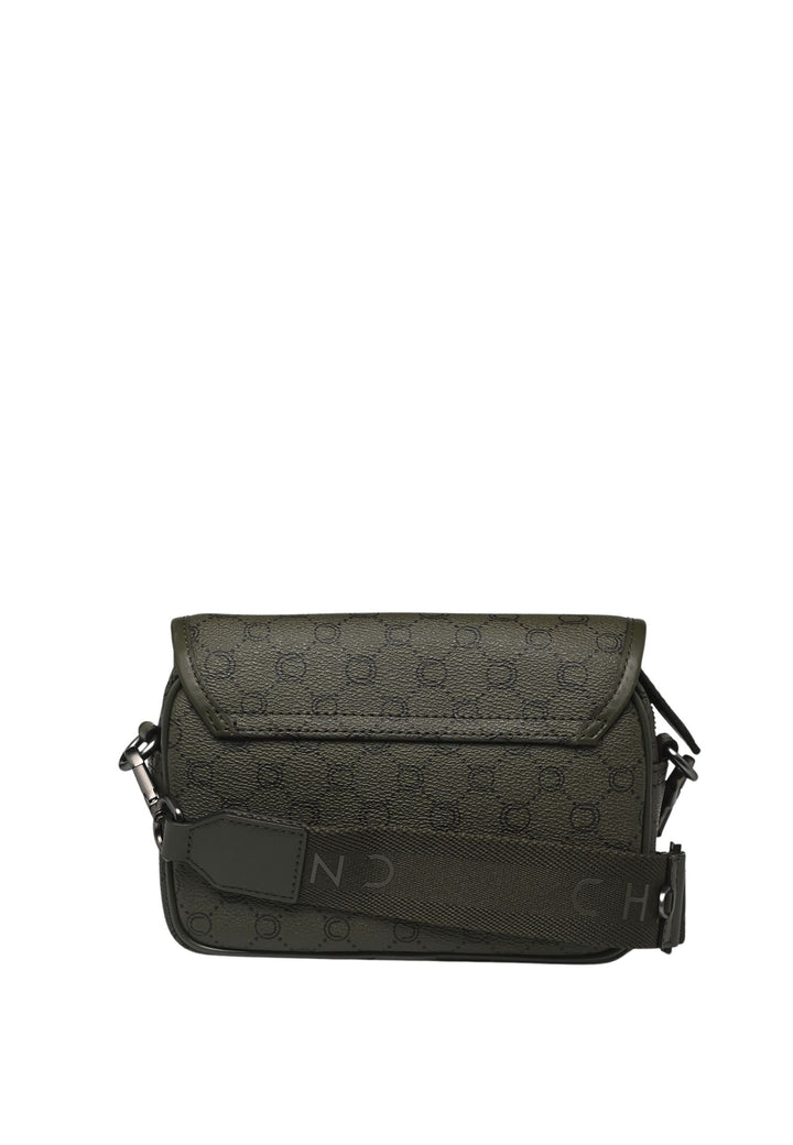 Chabrand Mini Satchel Bag Canvas with Leather Trim - Olive
