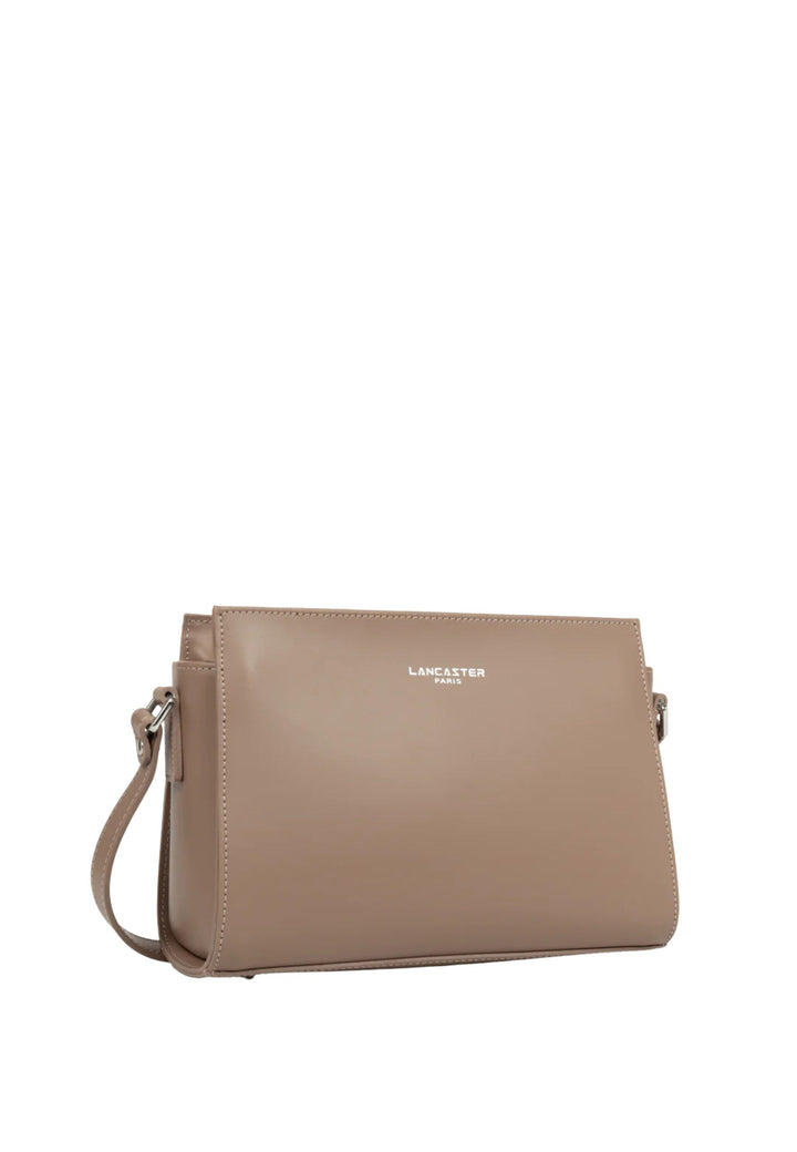 Lancaster Borsa a tracolla Zippée S Smooth Praline