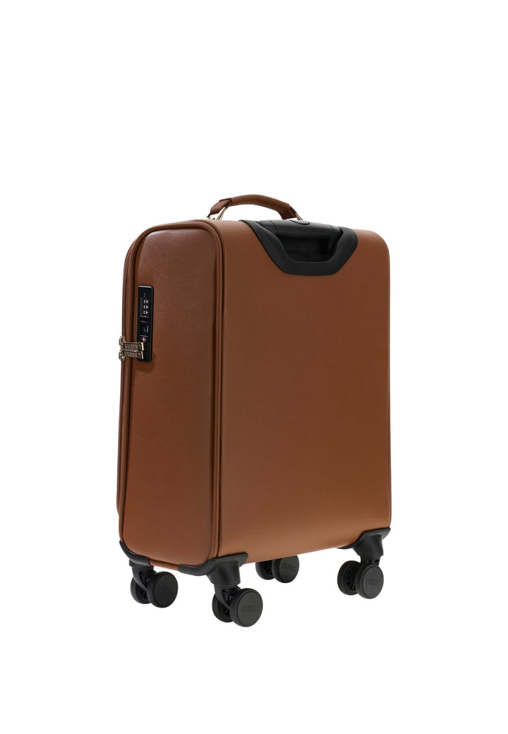 Guess Suitcase Audrey Monogramme Cognac Logo