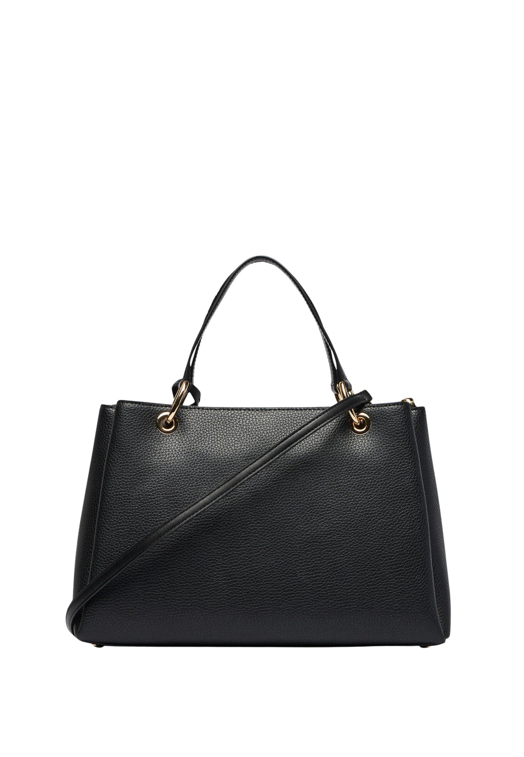 Michael Kors MAY Schoudertas Zwart Leer