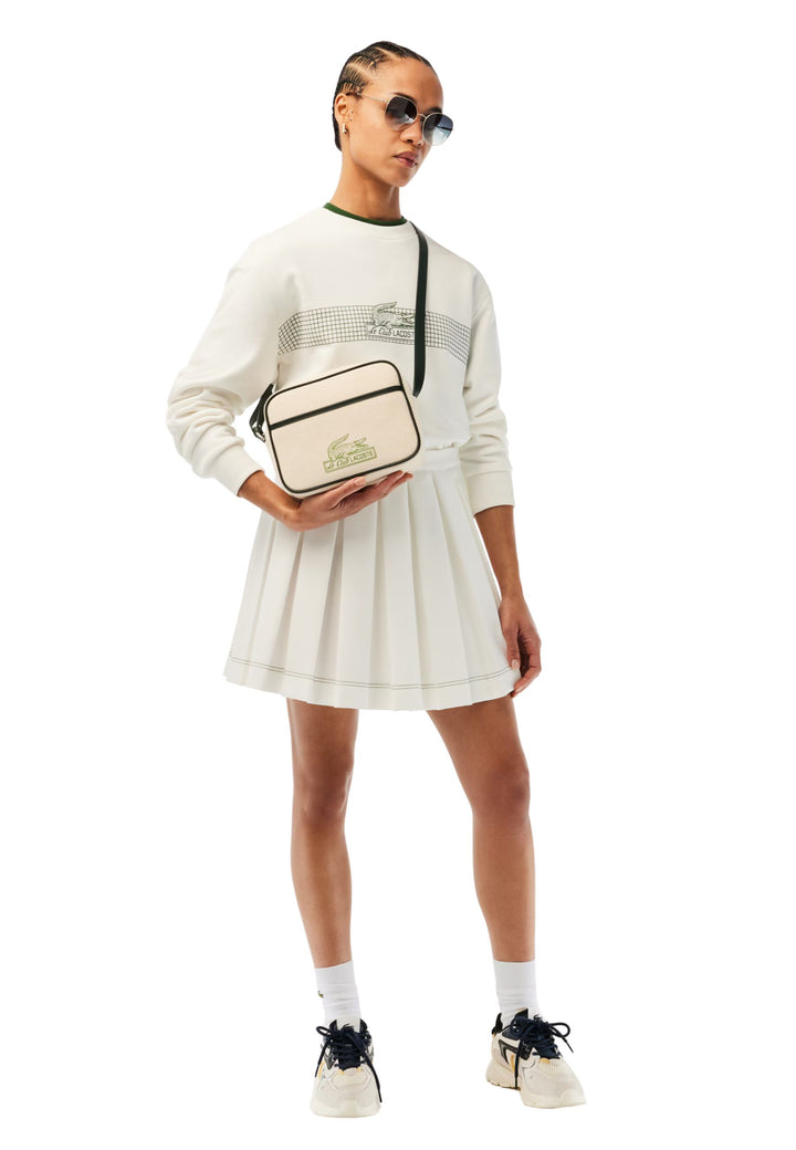 Lacoste Heritage Canvas Crossbody Bag
