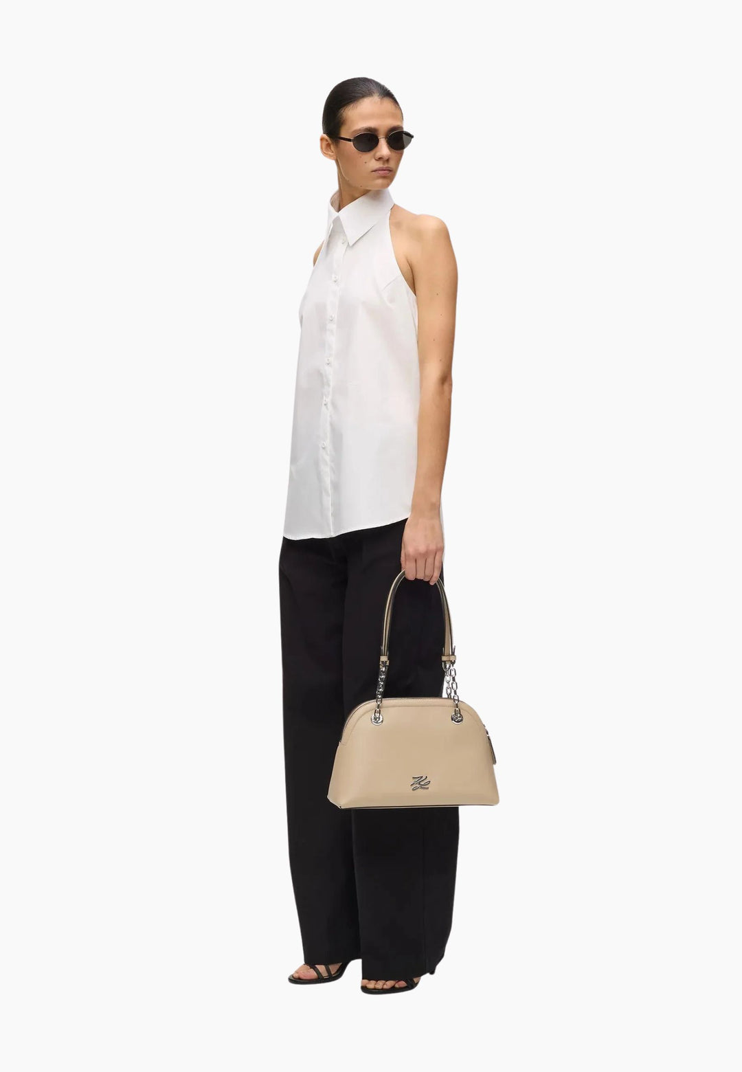 Karl Lagerfeld Sac Bandoulière Villa La Vigie Beige