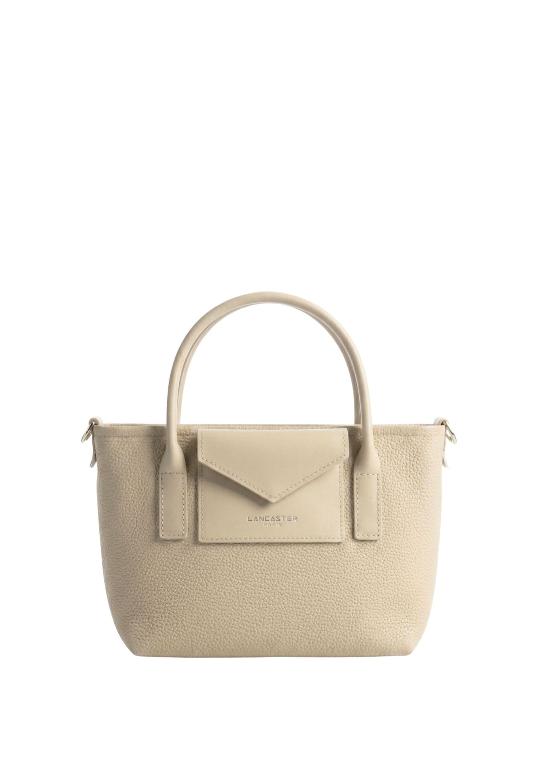 Lancaster Sac cabas main Zippé Maya Double KBA Ivoire