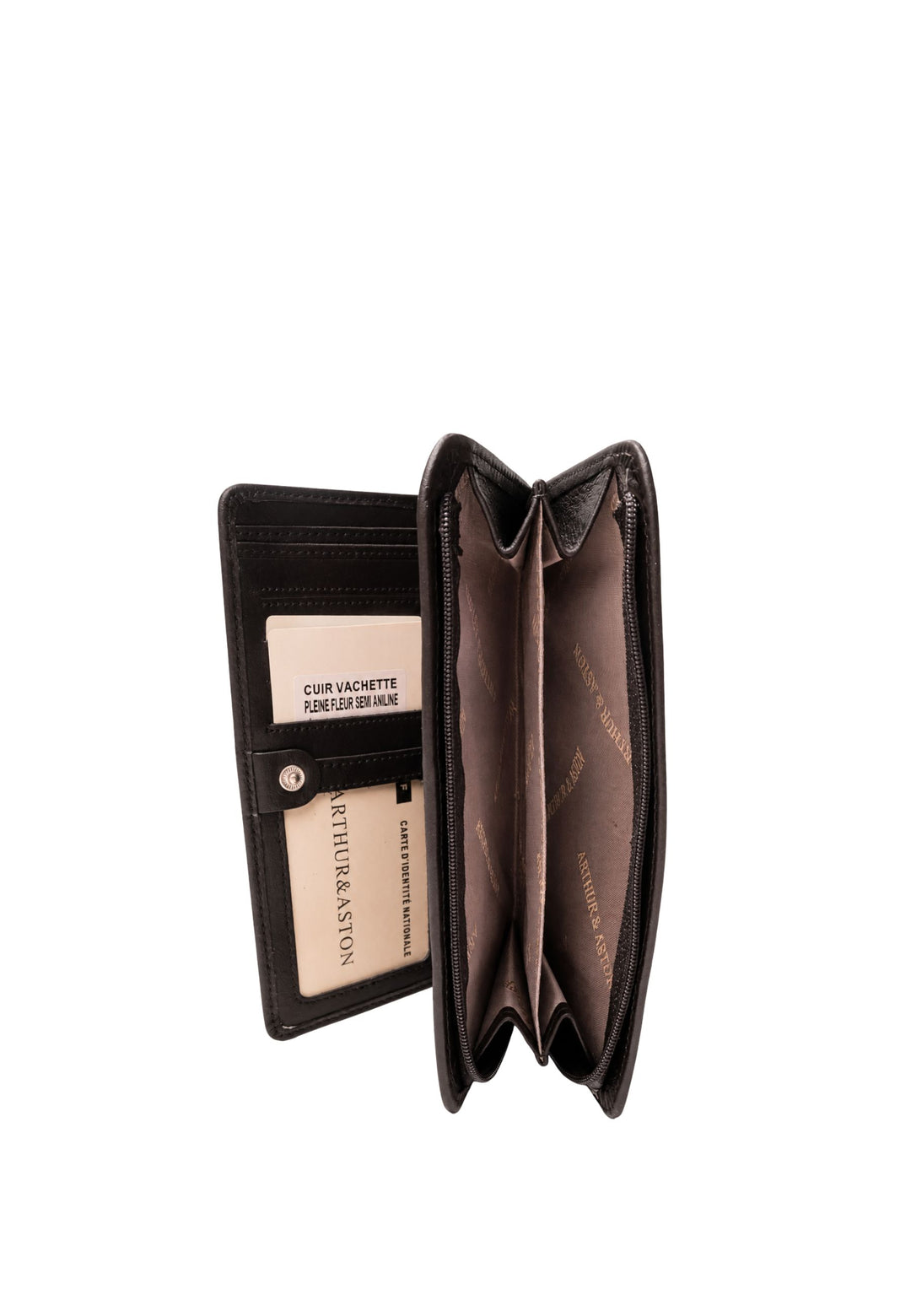 Arthur & Aston Kaarteportmonni Fir Jiddereen, Mann, Fra 2528-295 Schwaarz
