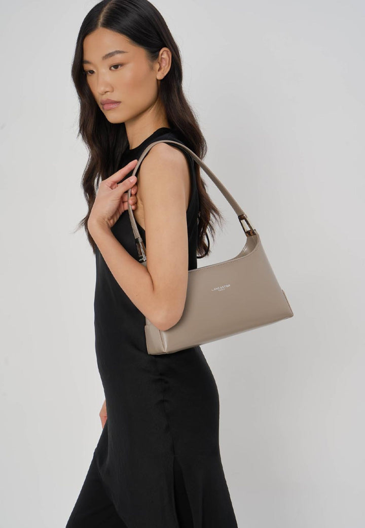Lancaster Sac à main Zippé M Suave Ace 433-20 Galet Fonce