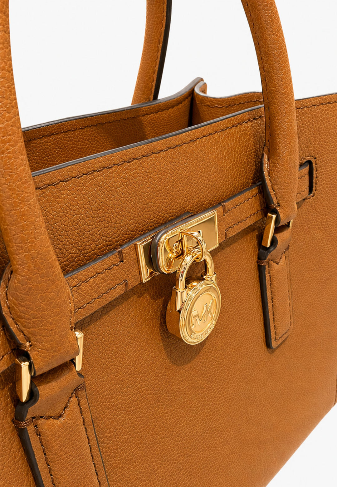 Michael Kors Hamilton Håndtaske i brunt læder