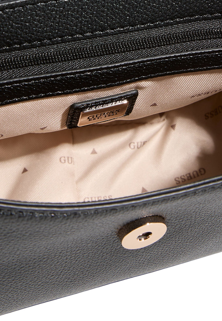 Guess Skuldertaske Anadela 3 Comp Satch Black BG966420