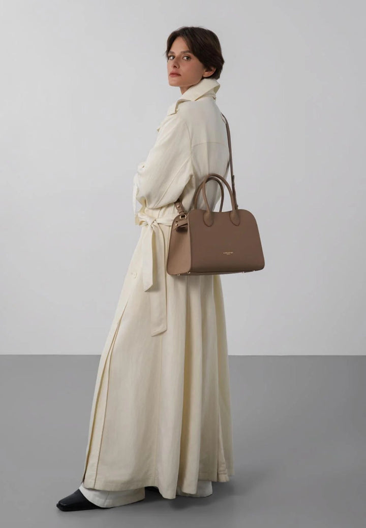 Lancaster Handtasche Mit Reißverschluss M Donna Hopper Praline