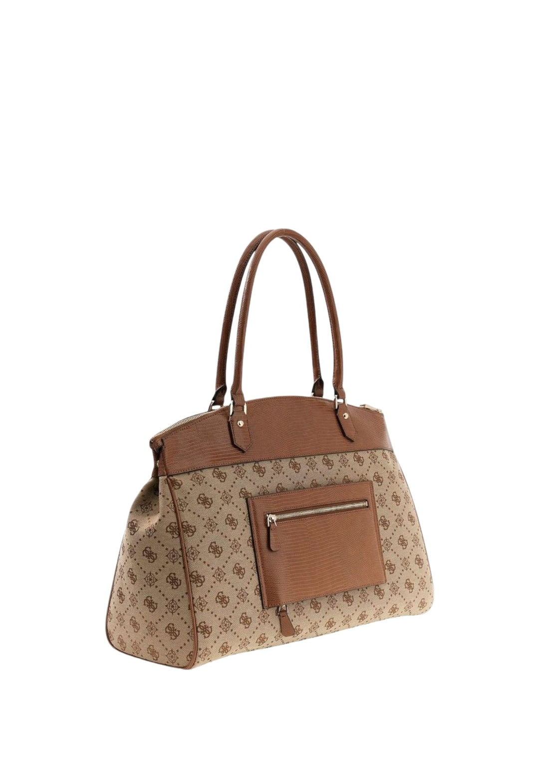 Guess Umhängetasche Melinda Logo Deluxe Latte Logo