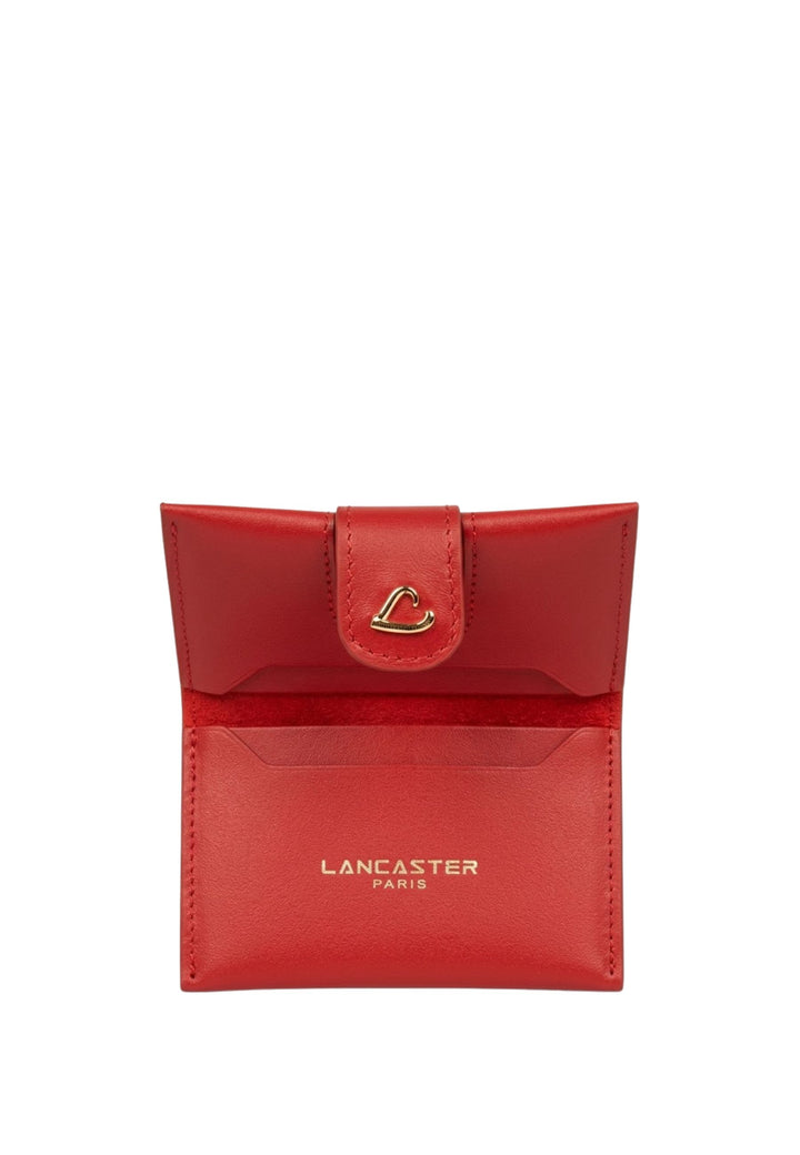 Lancaster Porte-cartes Avec Pression Paris Philos Rouge