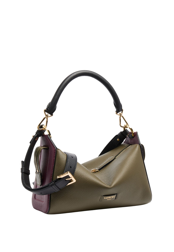 Lancel Louison Hobo kott Lukuga M Nahk Kaki Mitmevärviline