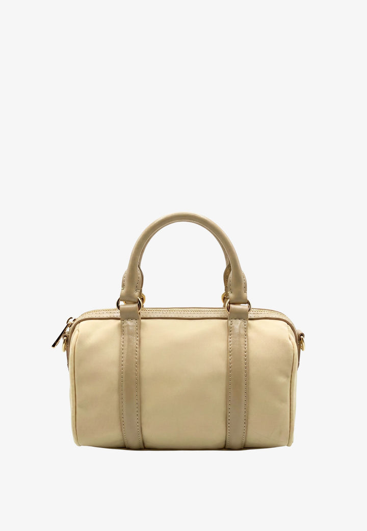 Lancaster Borsa a cilindro con zip S Basic Ana Beige