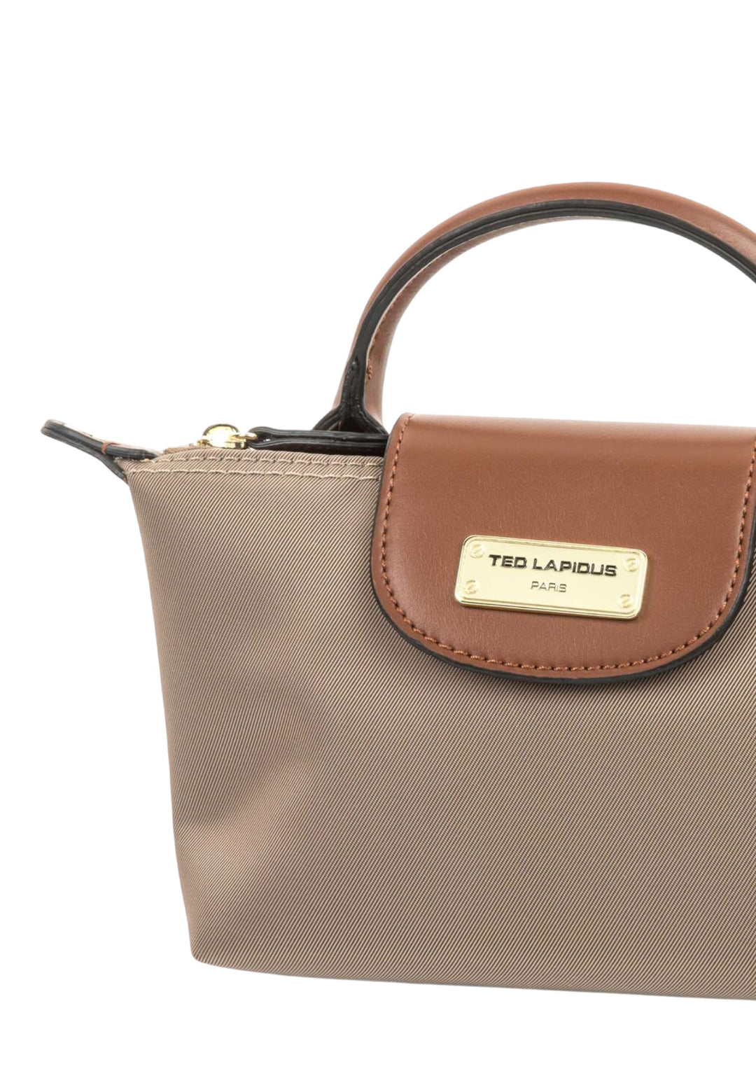 Ted Lapidus Kleine Handtasche Jaimie Natur/Cognac