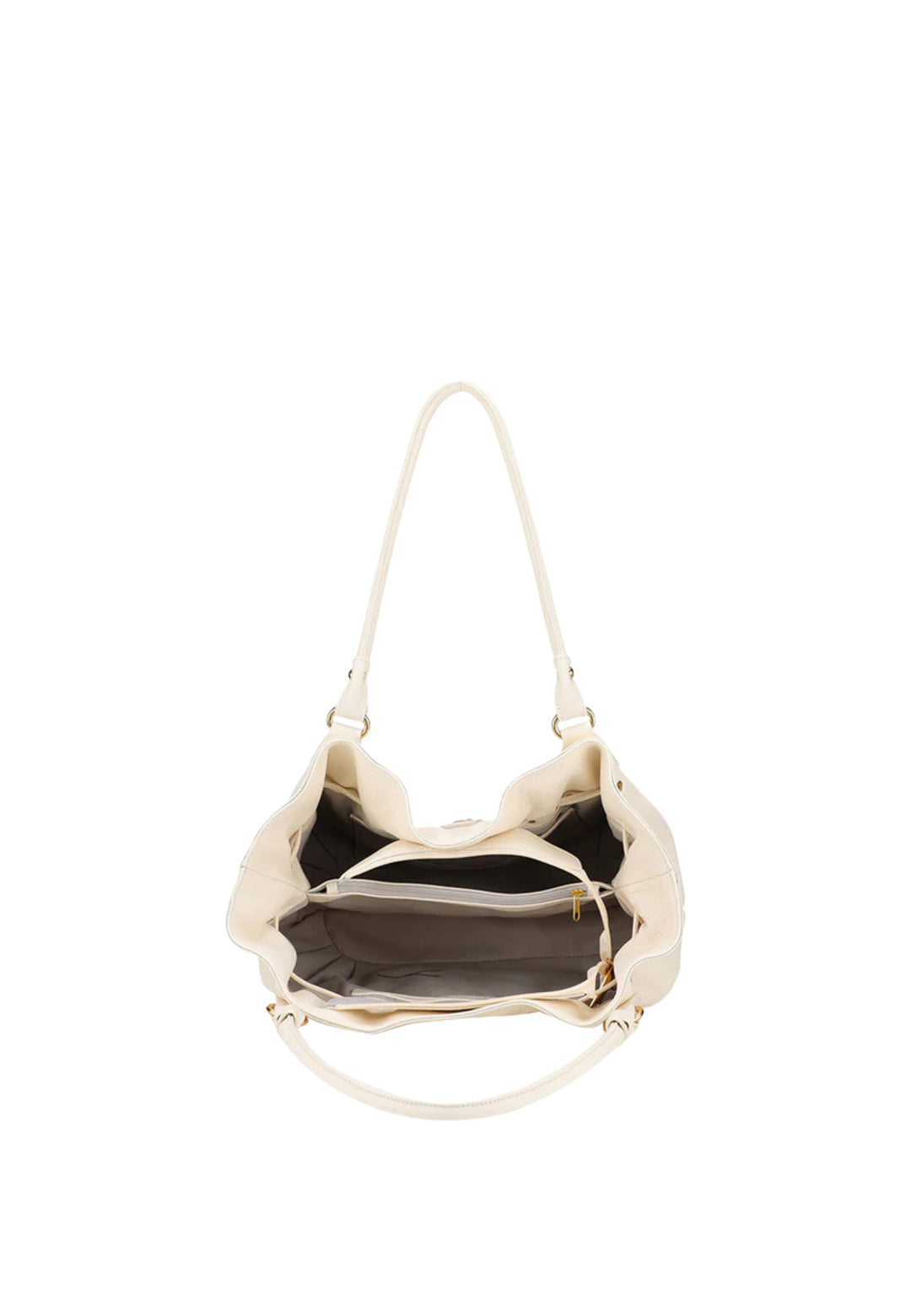 Arthur & Aston Sac Bandoulière Femme A203E-08 Blanc Cassé