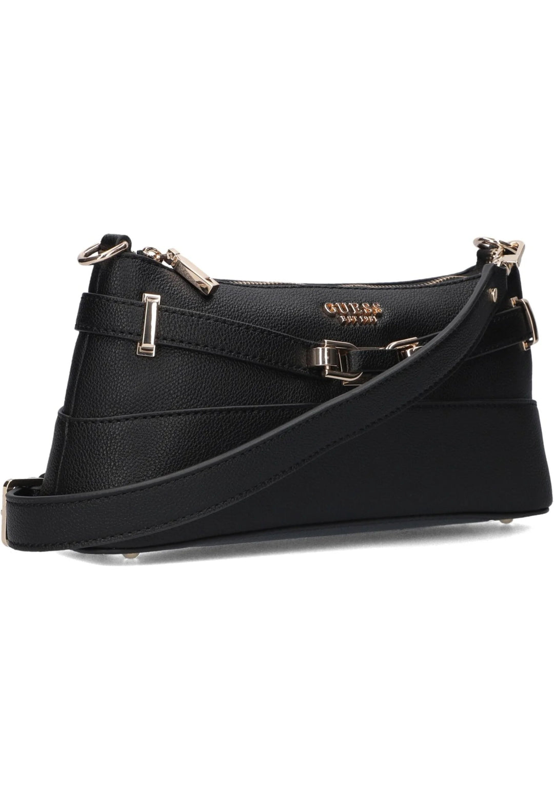 Guess Silvye Bucket Handtasche Schwarz