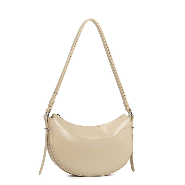 Lancaster Halbmondtasche mit Reißverschluss Suave Ace Beige