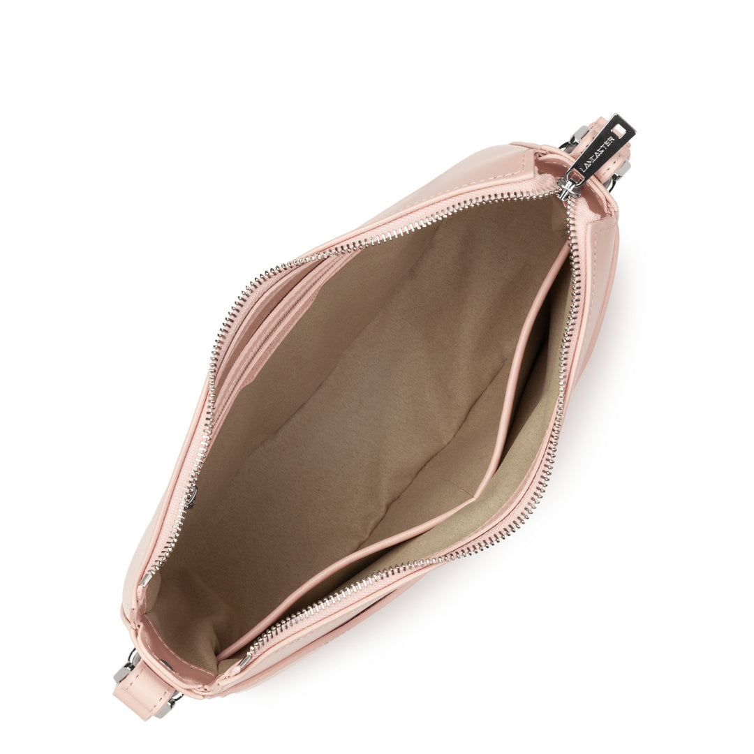 Lancaster Borsa a mezzaluna Con zip Suave Ace Poudre