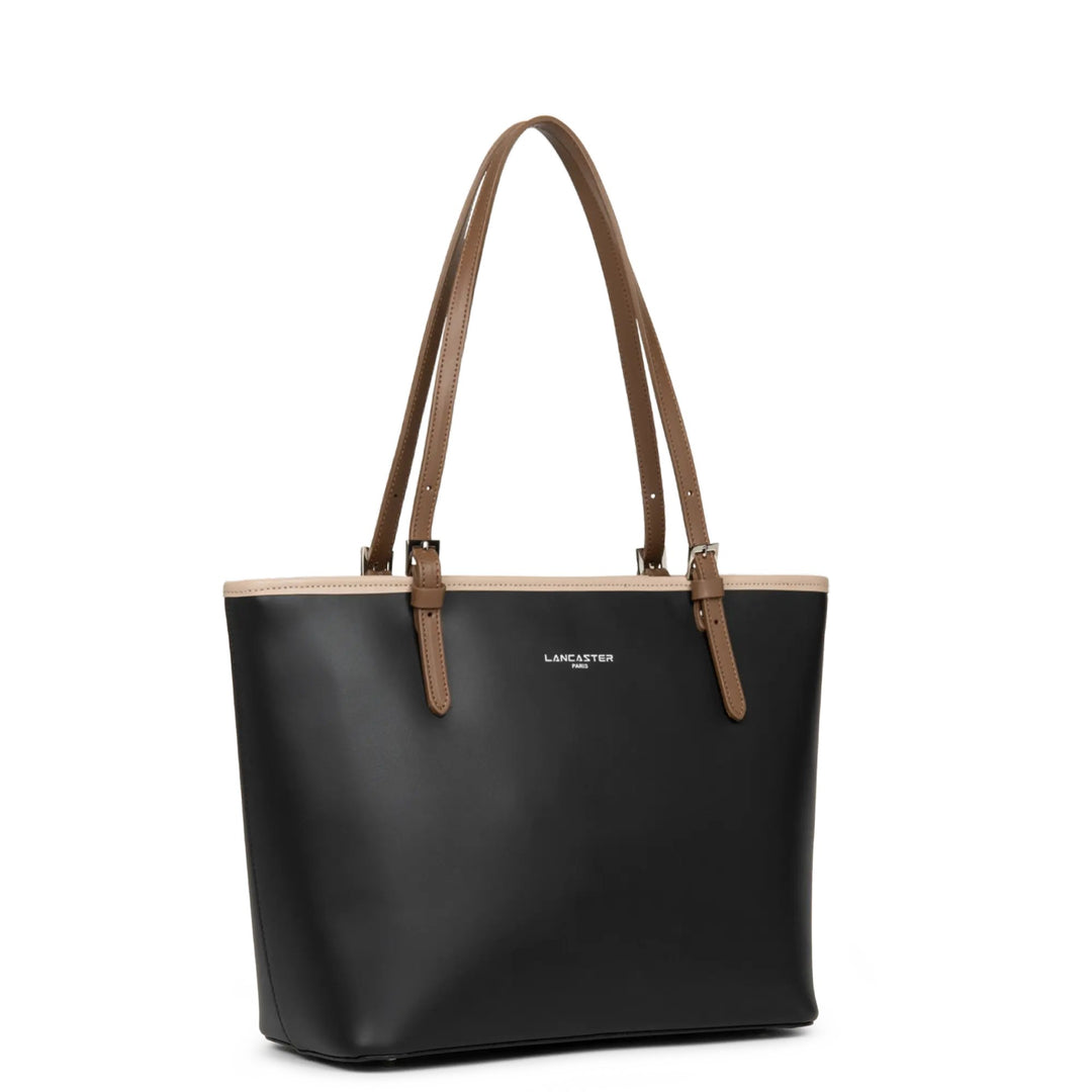 Lancaster Shopper Smooth Schëller M 437-07 Noir/Nude/Vison