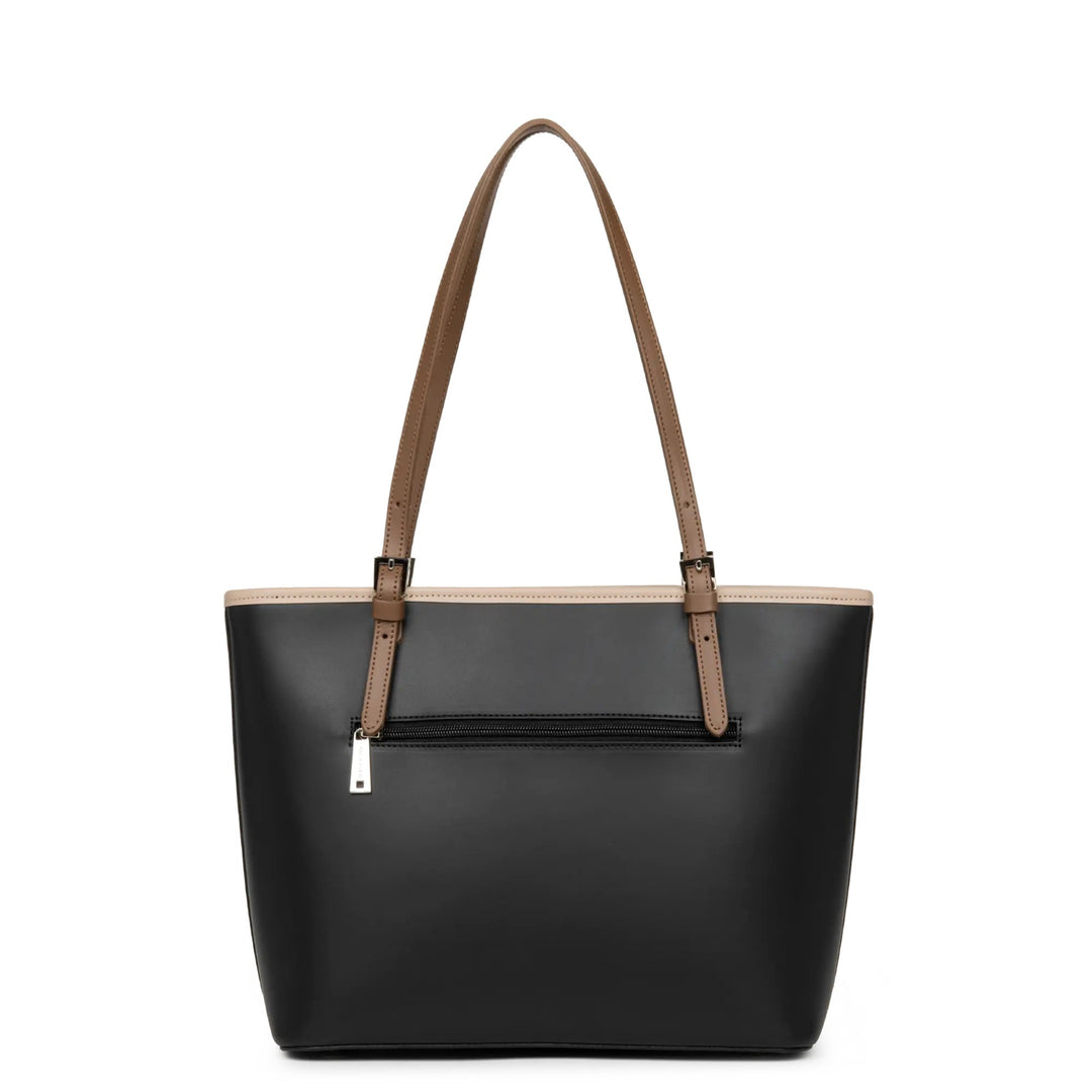 Lancaster Shopper Smooth Schëller M 437-07 Noir/Nude/Vison
