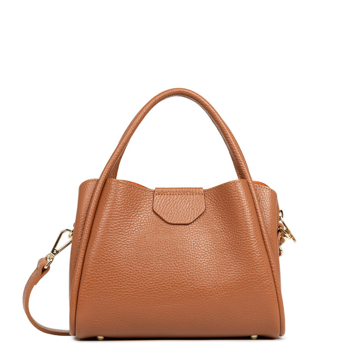 Lancaster Bolso de mano Aimantée S Ida Double 470-83 Camel - In - Orange