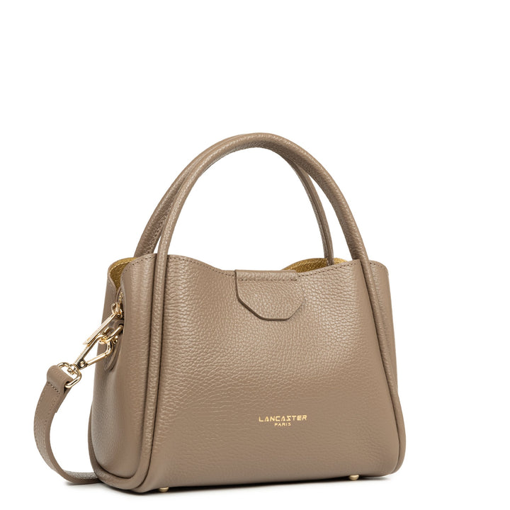 Lancaster Sac à main Aimantée S Ida Double Taupe - In - Or