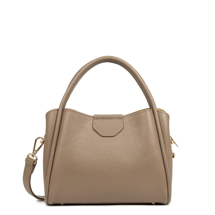 Lancaster Sac à main Aimantée S Ida Double Taupe - In - Or