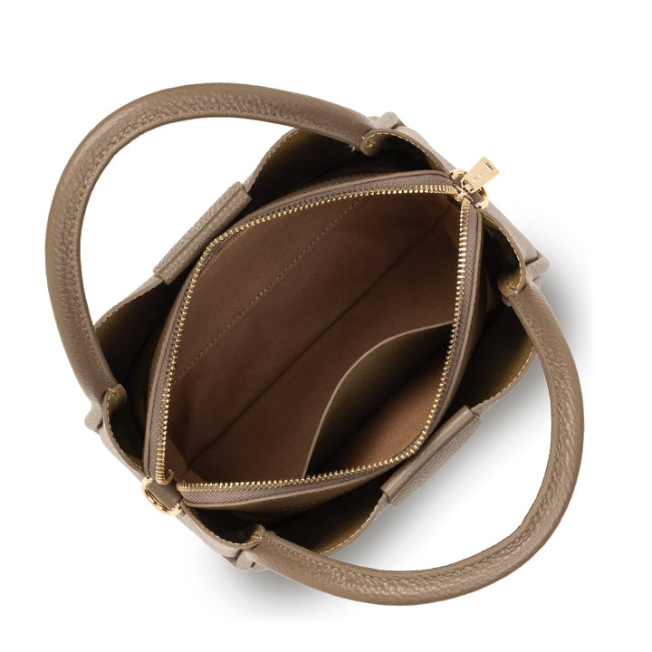 Lancaster Sac à main Aimantée S Ida Double Taupe - In - Or