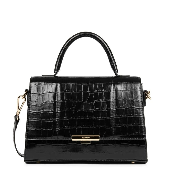 Lancaster Sacs à main Noir-Croco Lucky Bag™