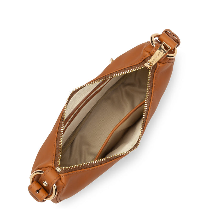 Lancaster Borsa a tracolla Con zip S Donna Aria Camel
