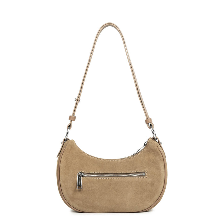 Lancaster Borsa a tracolla Con zip S Suède Sabbia