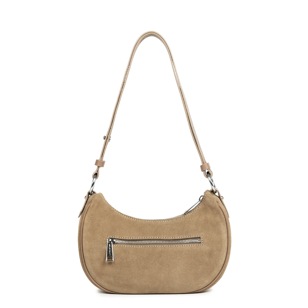 Lancaster Borsa a tracolla Con zip S Suède Sabbia
