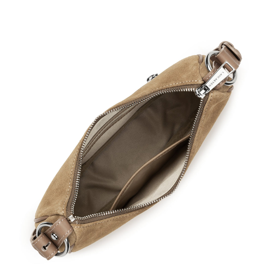 Lancaster Borsa a tracolla Con zip S Suède Sabbia