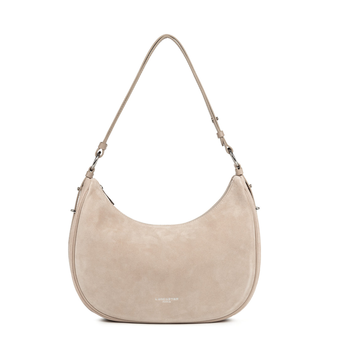 Lancaster Borsa a tracolla Con zip L Suède Beige Scuro