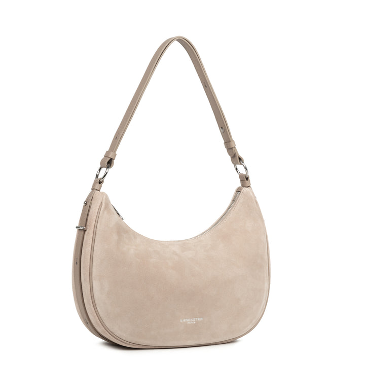 Lancaster Borsa a tracolla Con zip L Suède Beige Scuro