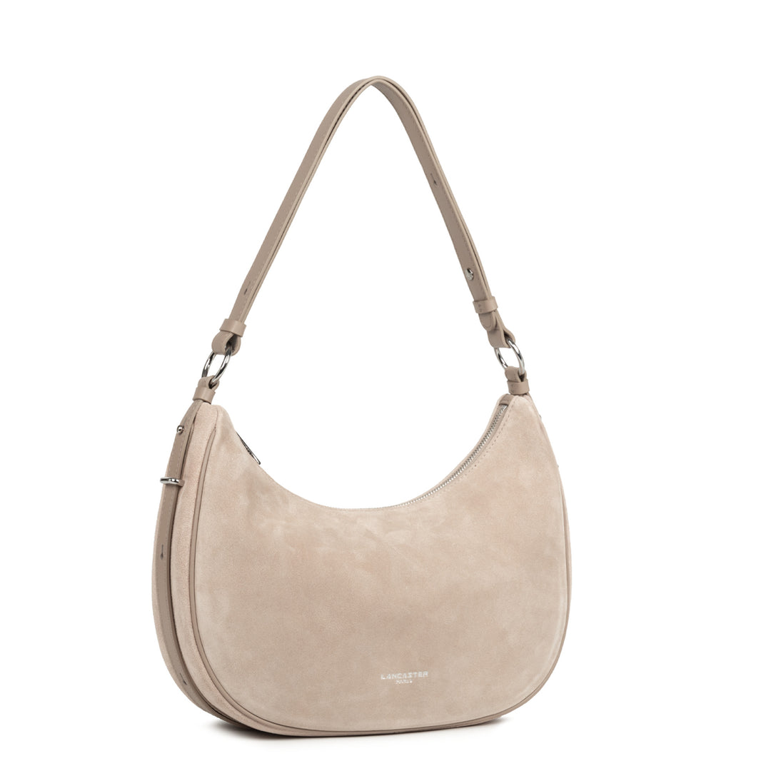 Lancaster Borsa a tracolla Con zip L Suède Beige Scuro