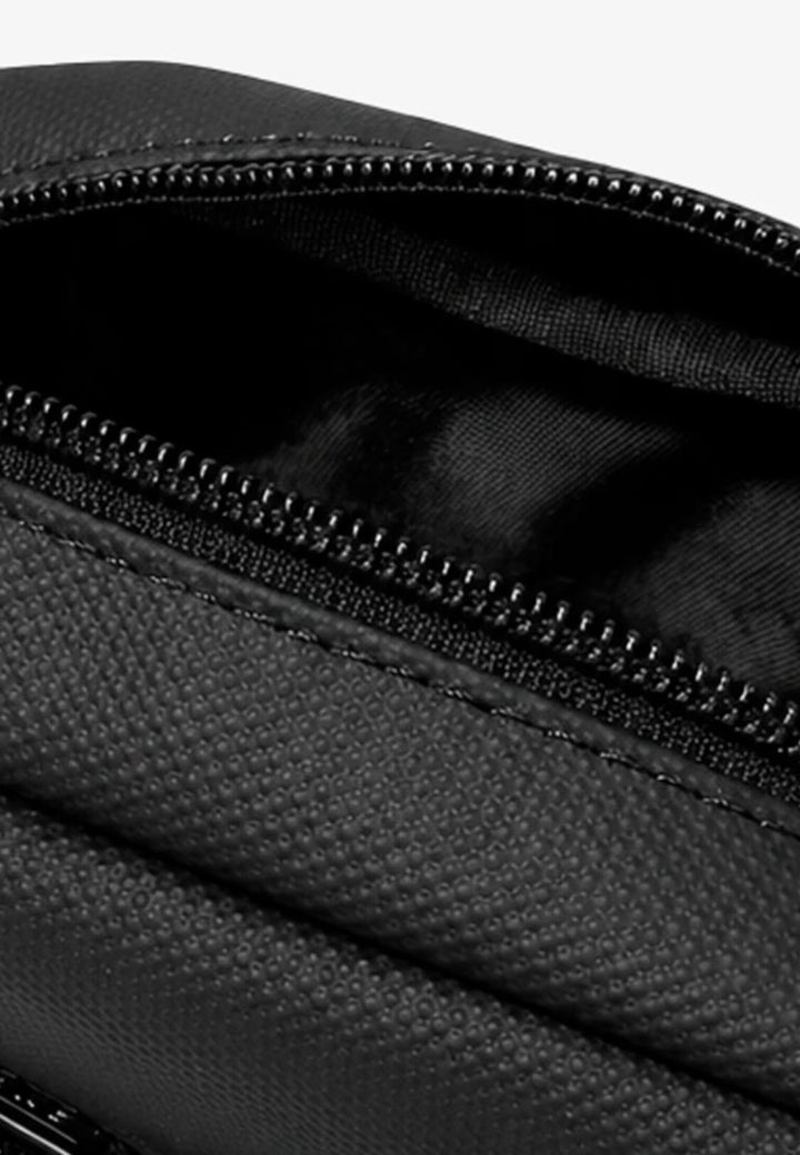 Chabrand Mini-sacoche Rudy Homme en toile enduite Noir